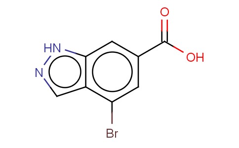 4-BROMO-6-(1H)-INDAZOLE CARBOXYLIC ACID